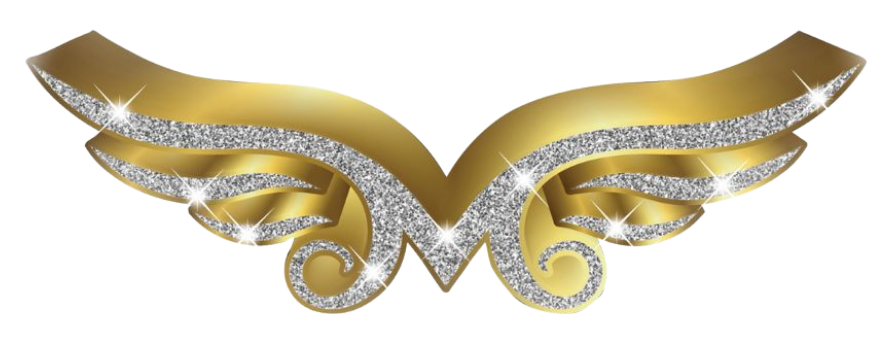 Marilyn Montero gold-wing logo